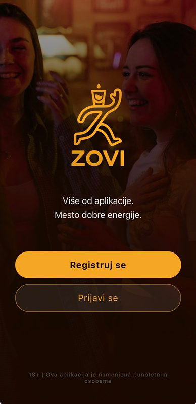 Zovi app screenshot